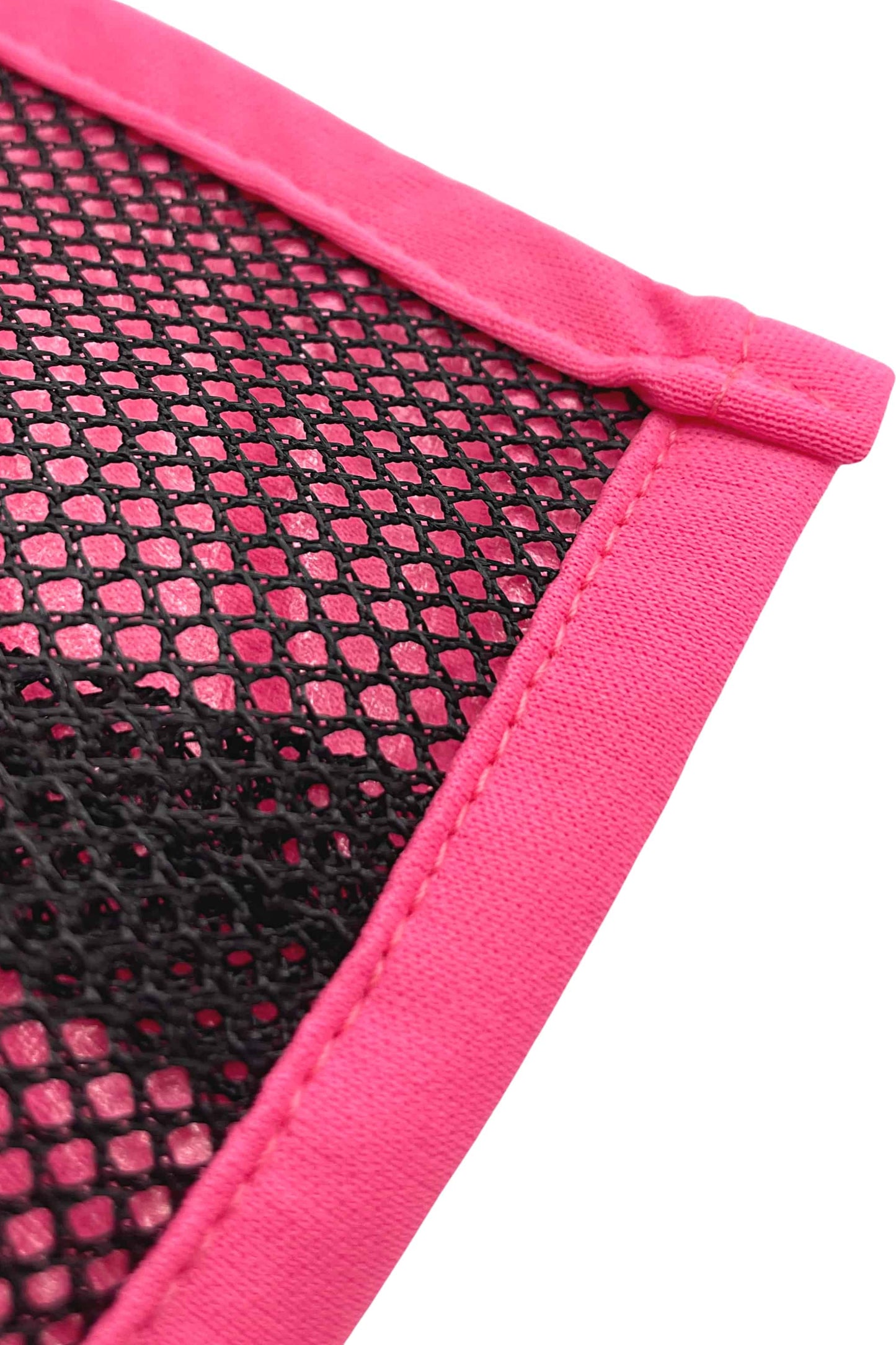 Up close details of mesh pockets